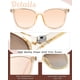 thumbnail image 4 of Gafas de sol Myiaur polarizadas cuadradas con espejo para mujer, 4 of 7