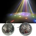 thumbnail image 2 of QualitChoice Hanging Disco Ball Round Lamps Birthday Christmas Decorations 15cm /Silver, 2 of 6