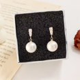 thumbnail image 4 of Boucles d'Oreilles Mode Française simple Perle Tempérament Exquis Rétro Grandes clips d'Oreilles Sans Perçage, 4 of 5