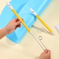 thumbnail image 4 of Yoyo Flauta Tie Rod Slide Silbato Durable Pequeño Instrumento Musical () Amarillo, 4 of 9