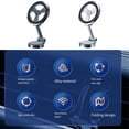 thumbnail image 3 of Kearding Soporte magnético giratorio para teléfono de coche, soporte plegable, soporte ajustable de aleación para parabrisas, accesorios de Type2 NO2, 3 of 6