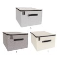 thumbnail image 3 of braveheart Storage Box Zipper Folding Multifunctional Practical Bra Socks Organizer Boxes Clothes Case Container Household Dark Grey, 3 of 7