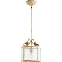 Quorum Lighting Florence 1-Light Pendant, Persian White, 10.75W, 14.5H