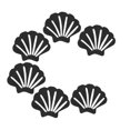 thumbnail image 1 of Cateissary Adhesivo antideslizante para alfombrilla de baño con adhesivo acrílico, duradero, no tóxico, 1. Antideslizante Juegos de accesorios de baño negro 6 piezas, 1 of 6