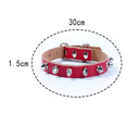 thumbnail image 2 of Collar ajustable para mascotas de cuero de vaca para gatos y perros Adepaton CPB-US-YY330-3, 2 of 5