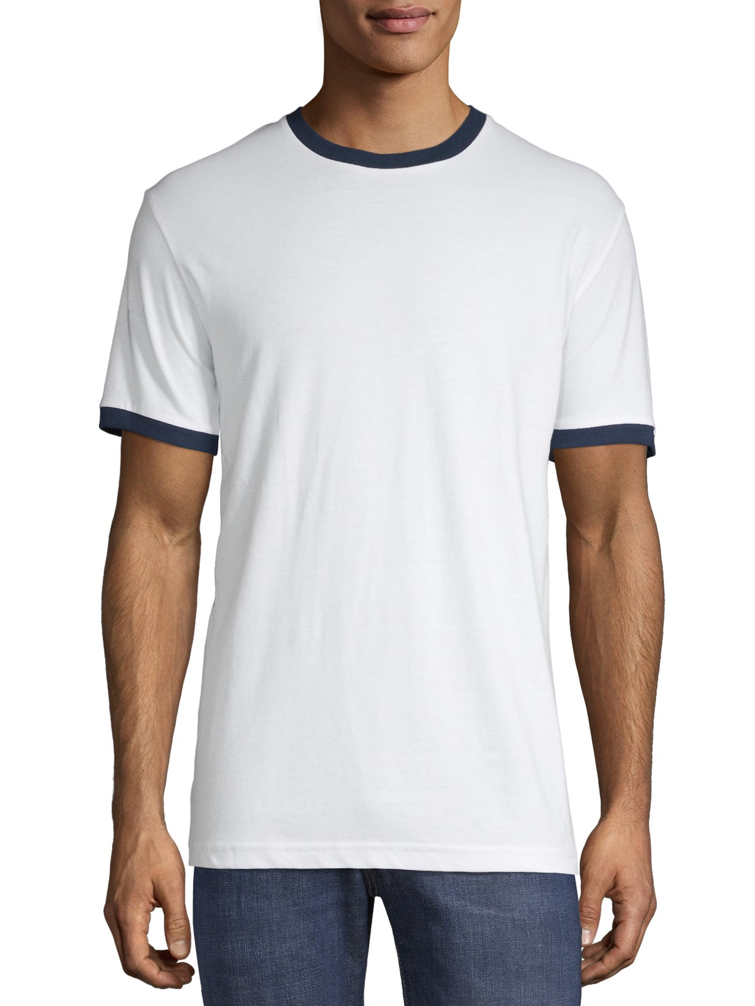 Short Sleeve Ringer Tee - Walmart 