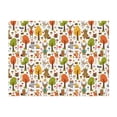 thumbnail image 4 of KLL Animals Forest Print Fleece Throw Blanket, Horizontal Fleece Bedding Cute Soft Blankets Comfy Fleece Flannel Plush Home Decor for Couch & Bed -80"x60", 4 of 9