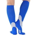 thumbnail image 6 of Mojo Opaque Compression Socks for Women and Men Edema 20-30mmHg - Navy, Medium, 6 of 8