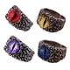 thumbnail image 3 of Ojos Creativos Para Hombre Y Mujer, Anillos De Apertura Ajustables, Accesorios De Joyería Para Fiesta, Aniversario, Cumpleaños Kearding HA046641-01, 3 of 6