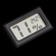 thumbnail image 3 of Termómetro higrómetro digital multifuncional Pantalla LCD Medidor de humedad de temperatura interior con alarma de reloj de calendario retroiluminado (negro), 3 of 4