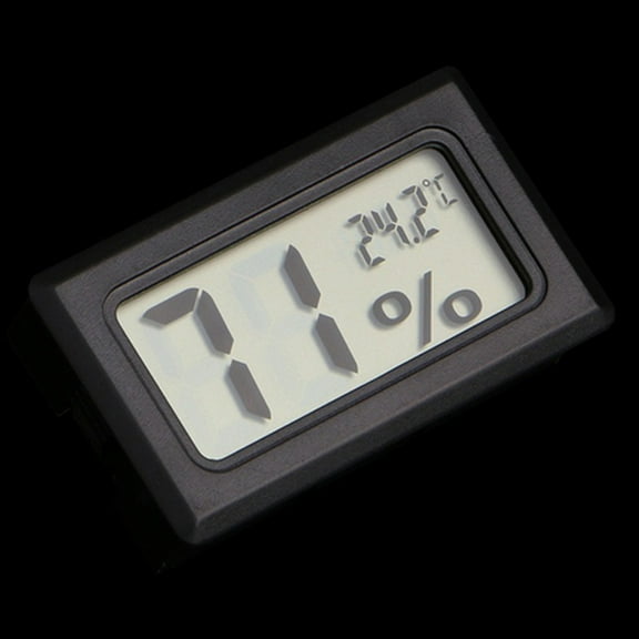 OUNONA Digital -Hygrometer Indoor Temperature Humidity LCD Display Thermometer