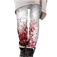 thumbnail image 3 of qkdmdw Women's Horro Print Leggings Stretchy Ankle Halloween Tights 3D Mummy Novelty Graphic Workout Pants, 3 of 6