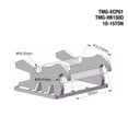 thumbnail image 2 of Hydraulic Plate Compactor, 22,000-lb, for 10-16 Ton Midsize Excavators, 48" Compaction Capacity, TMG-ECP61, 2 of 9