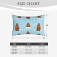 Capybaras Flowers Grass Queen Pillow Cases Microfiber Pillowcases