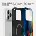 thumbnail image 2 of CASETEROID Tough Case for iPhone 17 Pro Max – Dual-Layer Protection, Shockproof [Compatible with MagSafe] – Rainbow Canvas Case, 2 of 4