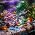 thumbnail image 5 of SMKE Dynamic Skeleton Aquarium Bubbler Ornament with Moving Air Pump Action for Halloween Fish Tank Decor Indoor Tabletop Display Accent Piece for Adults, 5 of 9