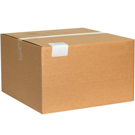 Box Partners Plastic Strap Guards 3 1/2" x 2" White 500/Case SPP352