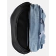 thumbnail image 4 of MNYC Women's Chain Pocket Dome Backpack Western Denim, 4 of 5