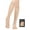 Beige, variant on MecTo Closed Toe Sheer Compression Stockings for Women, 15-20 mmHg Knee High Circulation Support Stockings, Graduated Medical Compression Socks for Travel, Flight