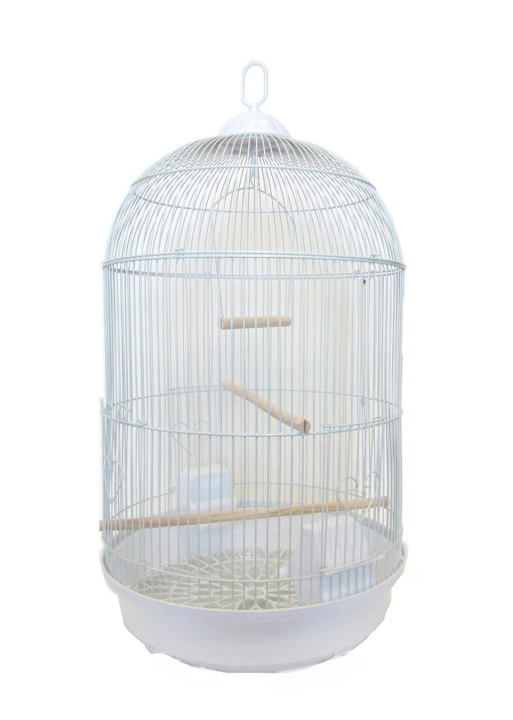 YML 1594WHT Round Top Bird Cage