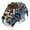 Blue, variant on Bibifish Womens Scarf Color Block Leopard Pattern Scarf Shawl With Fringes Knitted Soft Fall Winter Stylish Street Style Scarf Shawl