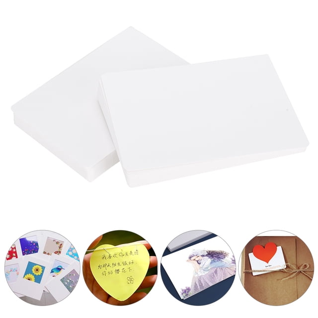 Papel De Cartulina Blanca, Papel De Marcapáginas De Origami De Cartón Holandés, 100 Uds., Papel Plegable De Sobre Aglomerado