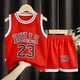 thumbnail image 4 of Traje de baloncesto para niños, traje deportivo de secado rápido, chaleco de verano de dos piezas sin mangas para niños medianos y grandes, 4 of 5