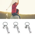 thumbnail image 3 of Dujiujun Key Holder Letter Pattern Fathers Day Gifts Stainless Steel Drive Safe Keychain for Home, 3 of 8