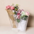 thumbnail image 3 of Xiao Hua Bolsas transparentes para ramos de flores con asa, 5 unidades (11,9 x 24,5 x 26,5 cm), 3 of 5