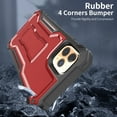 thumbnail image 6 of ExoGuard For iPhone 11 Pro Max Case, Phone Case with Screen Protector and Kickstand (Red), 6 of 7