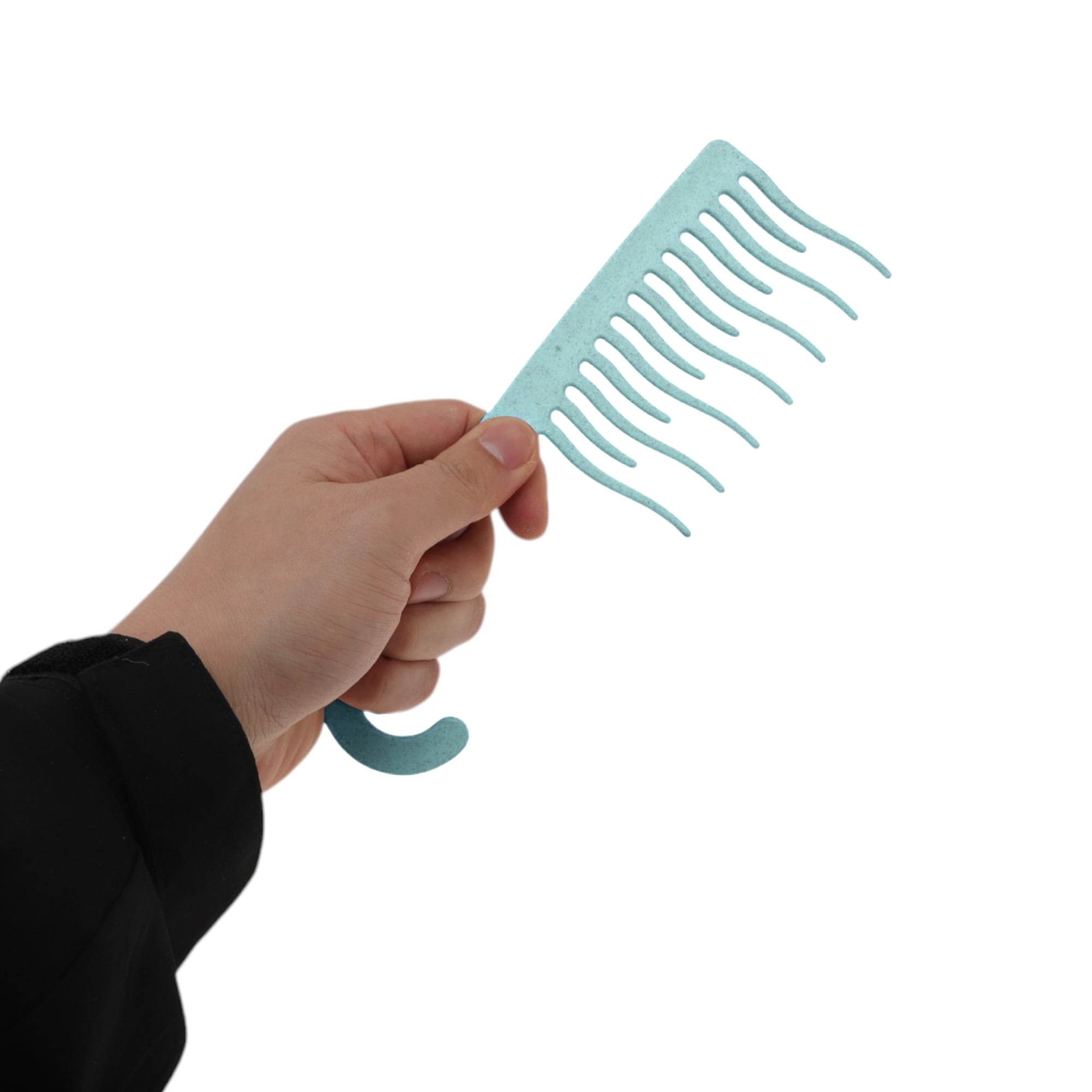 Unique Bargains 1 Pc Simple Durable Hair Comb for All Hair Types Styles Blue