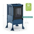 thumbnail image 6 of Guidecraft Contemporary Kitchen Helper Step Stool - Navy: Adjustable, Folding Kids Learning Toddler Tower with Safety Mat and Keepers, 6 of 7
