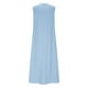 thumbnail image 5 of mfyjkho Vestidos casuales para mujer, Vestido de mujer de moda con cuello redondo, suelto, de media manga, liso, hasta la rodilla Vestidos de fiesta para mujer s, 5 of 6