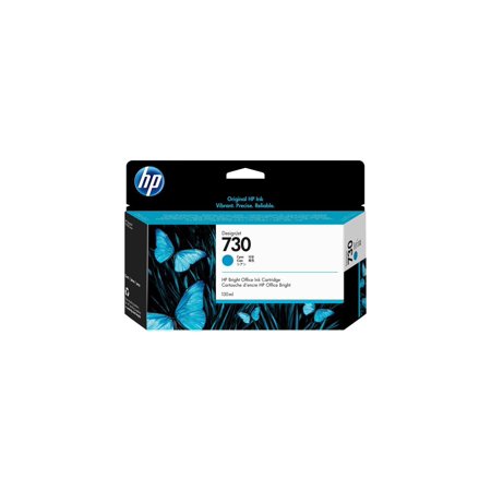 UPC: 0190781726937 | HP 730 1320-mL Cyan DesignJet Ink Cartridge (P2V62A)