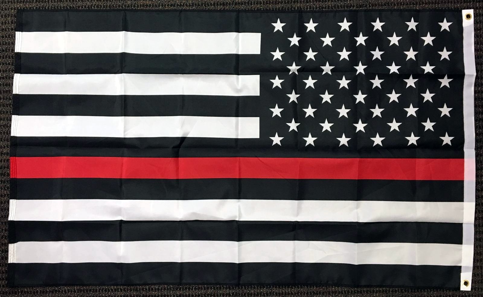 3x5 Thin Red Line Firefighter First Responder Lives Matter On American Flag Usa