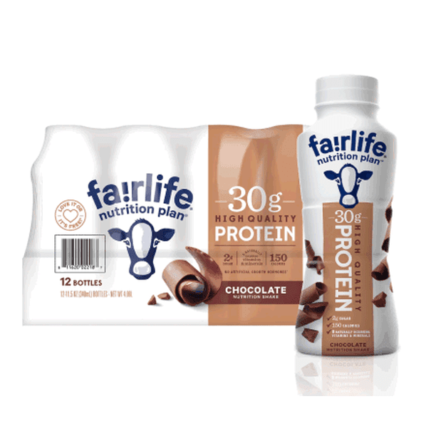 Fairlife Nutrition Plan Chocolate, 30 g Protein Shake (11.5 fl. oz., 12 pk.)