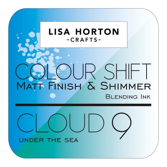 Lisa Horton Crafts Cloud 9 Color Shift Ink Pad-Under The Sea