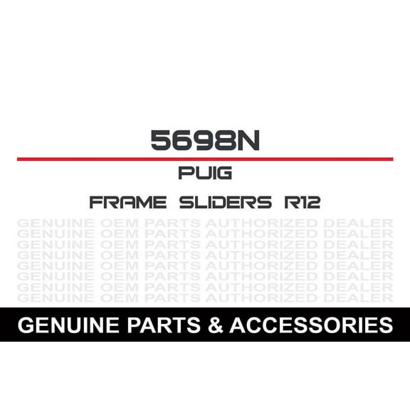 Puig Hi-Tech Parts 5698N R12 Crash Pads