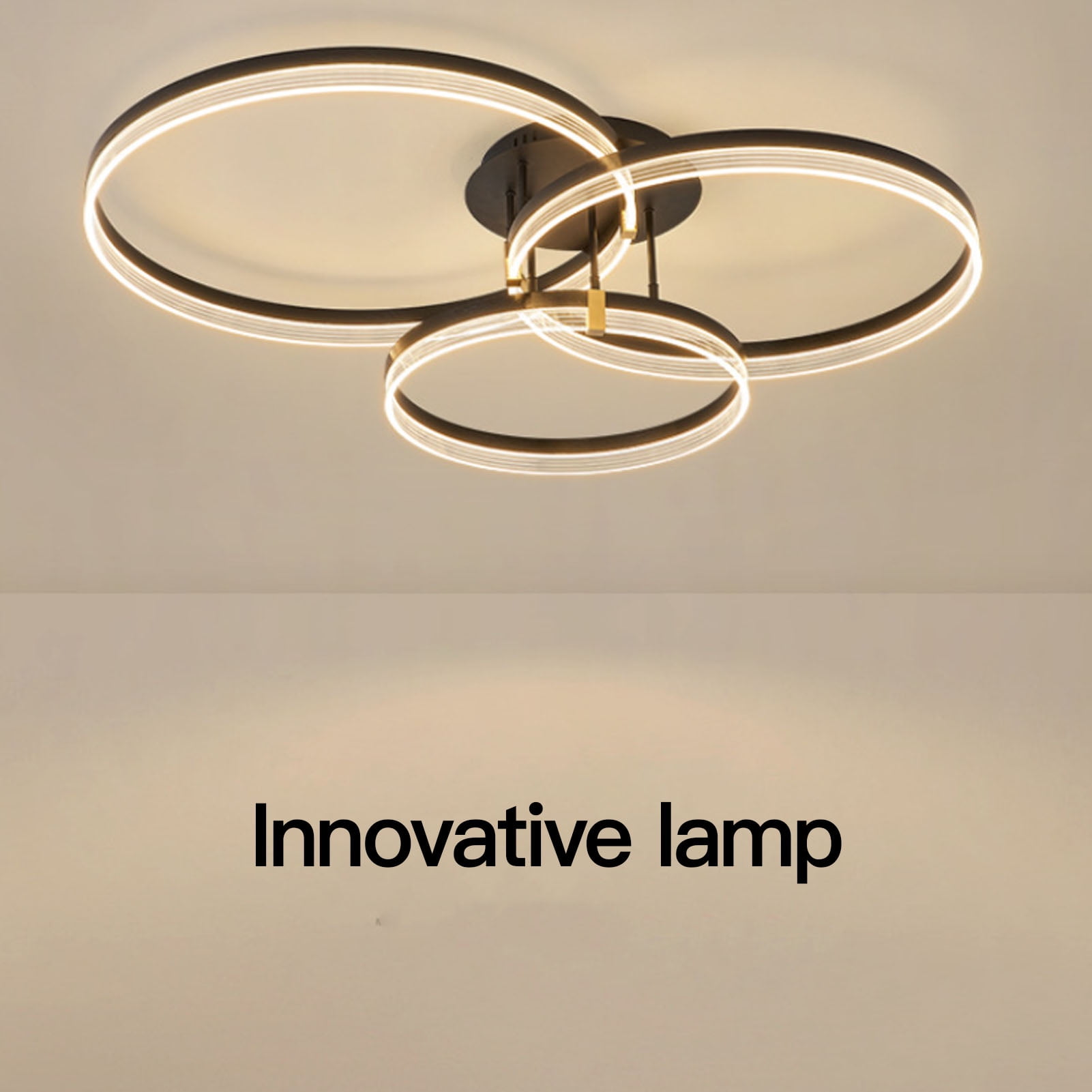 Home Storage Modern Ceiling Light Fixture, Prevent Stroboscopic High CRI Bright LED Modern Ceiling Light Fixture Flush Mount Lamp Stylish Erosion for Living Room