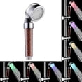 thumbnail image 1 of Labymos Automatic 4 L-EDs 7 Colors Changing Light Shower H-ead Round Circle Design Bath Sprinkler, 1 of 8