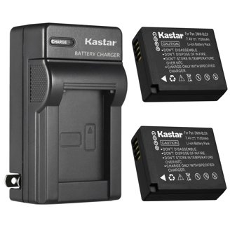 Kastar 2-Pack CGA-S005 Battery and AC Wall Charger Replacement for