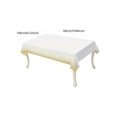 thumbnail image 2 of 1PC Black and Golden Polka Dots Plastic Tablecloth for Rectangle Tables, Birthday Party Table Cover, Table Cloths for Bachelor Cocktail Party, Graduat, 2 of 4