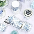 thumbnail image 3 of 50 Pcs Blue Floral Snack Cups Chinoiserie Flower Disposable Bowls 9oz Blue and White Ice Cream Paper Cups Dessert Bowls for Sundae Frozen Yogurt Soup Wedding Birthday Holiday Party Supplies, 3 of 4