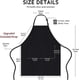 thumbnail image 2 of 4 Pack Chef Aprons, Black Apron with 2 Pockets, Waterproof Adjustable Apron for Men Women,Professional Cooking Apron for Cooking, Gardening, Restauran, 2 of 5