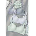 thumbnail image 2 of CHAOYUNYI 3/5 Pack Lightly Padded Bras for Girls,Teens and Petite Women,Solids Training Bras Adjustable Strap Youth Sports Bras, 2 of 7