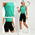 thumbnail image 5 of Jaunzuar Workout Tank Tops Woman Wide Strap Summer Sleeveless Tops Outdoor Running Athletic Tank Tops, S-3XL, 5 of 8