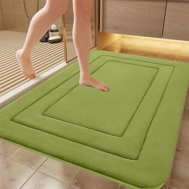 Alfombra para cuarto de ducha, dormitorio, alfombra sinuosa, tapetes absorbentes para baño, tapetes para cocina, alfombras lavables para bañera y ducha, alfombra de poliéster