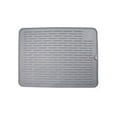 thumbnail image 4 of Grey Black Green White Dish Drying Mat Silicone Dish Mat Sink Mat Silicone Non-Slip Fast Drying Heat Resistant, 4 of 12