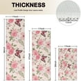 thumbnail image 4 of Pink Butterfly Floral Bow White Pattern Kitchen Rugs Sets Of 3,Kitchen Runner Rugs Non Skid Washable,Decorative Kitchen Floor Mats for Kitchen,Sink,Laundry,17"x30"+ 17"x47" + 17"x59", 4 of 6