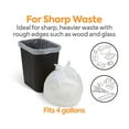 thumbnail image 3 of MyOfficeInnovations Trash Bags 4-7 Gallon 17x17 Low Density 0.35 Mil Clear 1000 CT 403704, 3 of 7